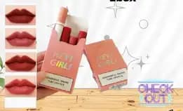 Lipstik Korea Isi 4 Pcs Matte