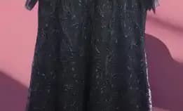 Dress Brokat Hitam