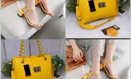 Paket Sndal Heels Dan Tas Wanita