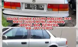 Honda Accord Maestro 1993 Matic Silver Mobil Simpanan, Jarang Ada, Istimewa. Wa:0811193870