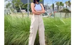 Celana Cargo Wanita Highwaist Premium Jumbo Cargo Pants Wanita