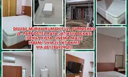 Dijual Murah Rumah Full Furnished Jl. Parpostel Raya Jatiasih Bekasi (Dekat Kota Cinema Mall)Lt84m² 