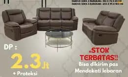 Sofa Recliner Bisa Cicilan