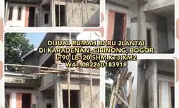 Dijual Rumah Baru 2lantai Di Karadenan, Cibinong, Bogor. Lt90 Lb120 Shm Kt3 Km2. Wa : 082260183918