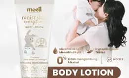 Moell Body Lotion Bayi 185gr - Moist Skin Everytime - Pelembab Kulit Bayi - Natural Organic