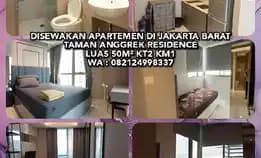 Disewakan Apartemen Di Jakarta Barat Taman Anggrek Residenceluas 50m² Kt2 Km1. Wa : 082124998337