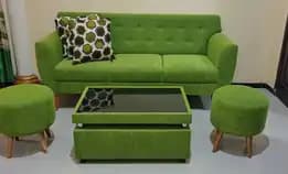 Sofa Single Puff Minimalis