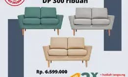 Sofa 2 Seater Minimalis 