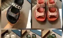 Sepatu Sandal Gucci New Casual Platform Daddy Sandals