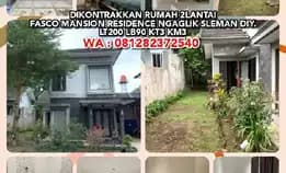 Dikontrakkan Rumah 2lantai Di Fasco Mansion Residence Ngaglik Sleman Diy.Lt200 Lb90 Kt3 Km3.