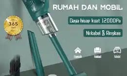 Vacuum Cleaner Portabel Untuk Rumah &  Mobil