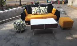 Sofa Single Puff Minimalis