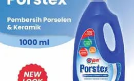 Porstex Cairan Pembersih Kerak Keramik & Porselen Ukuran 1 Liter 