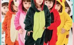 Kostum Piyama Onesie Karakter Anak Kid Pikachu Minion Totoro Dll