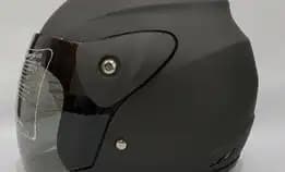 Helm Nuvo Polos Abu Doff