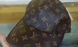 Topi Lv Monogram Coklat Topi Baseball