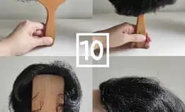 Wig Toupee | Rambut Palsu Penutup Botak | Hair Toupee Sintetis (10), Preloved