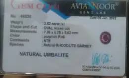 Natural Umbalite Asli Bersertifikat 