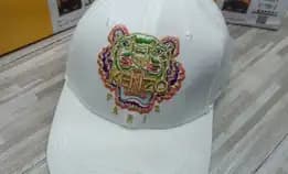 Topi Kenzo Tiger Bordir White Topi Baseball