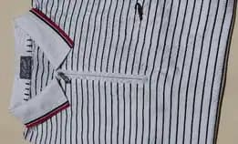 Crocodile Kaos Polo Shirt Zipper Salur White Black Colour Original