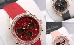 Ready!Jam Tangan Alexandre Christie Wanita Ac 9399 Lh Strap Karet 