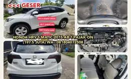 Jual Cepat Mobil Lancer Evolution 1994, Great Corolla 1995, Honda Hrv S Matic 2015.Wa : 081804072508