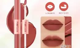 Pinkflash 2 In 1 Double Effect Lipstik Ombrelips Liquid Matte Velvet Lipstick Lightweight High Pigme