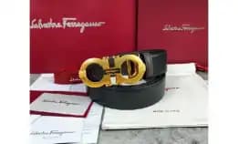 Ikat Pinggang Sabuk Belt Pria New Salvatore Ferragamo Reversible Black Brown