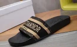 Sandal Selop Slide Slippers Flat Pria Dior