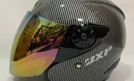 Helm Vision Carbon Glossy - Pelangi