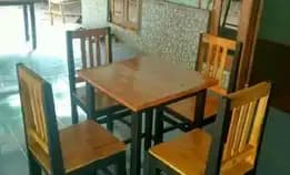 Meja Kursi Resto Cafe Kedai