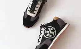 Sepatu Tory Burch Annie Nylon Runner Black Tb 20833