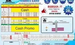 Hrga Mash Promo 28jt Buruan Segera Naik  Tanah Kavling Daisha Land Kedamean 