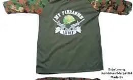 Baju Loreng Anak Kombinasi Loreng Marpat 