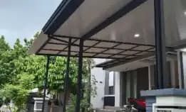 Pemasangan Canopy Atap Alderon + Plavon Pvc Terbaik Bergaransi 100%