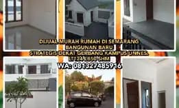 Dijual Murah Rumah Di Semarang. Bangunan Baru, Strategis Dekat Gerbang Kampus Unnes.Lt124 Lb50 Shm W