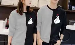 *Zf - Kaos Couple Saranghe Kombinasi*