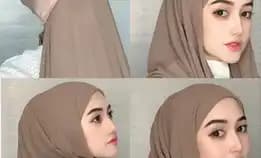 Hijab Jilbab Kerudung Pashmina Inner Oval Instan