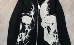 Jaket Zipper Pria Philipp Plein