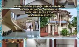 Rumah Disewakan : Disewakan Rumah Strategis Di Pedurungan, Semarang. Lt505 Lb700. Wa:089649422436