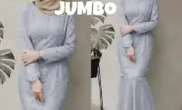 Diskon ❗❗Dress Maxi Wanita Jumbo Duyung Haviva Fit To Xxl