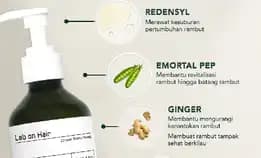 Sampo Perawatan Rambut Anti Rontok Anti Hair Fall Shampo With Redensyl + Emortal Pep + Ginger + Gins