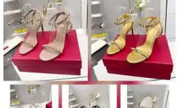 Sepatu Sandal Heels Studded Wanita Valentino