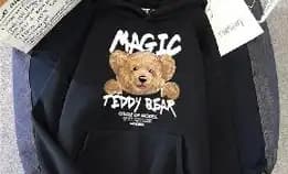 Gr88 Hoodie Wanita Magic Teddy Bear