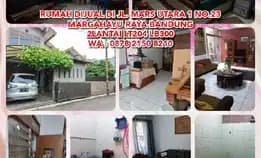 Rumah Dijual Di Jl. Mars Utara 1 No.23 Margahayu Raya Bandung.2lantai Lt204 Lb300.Wa:087821508210