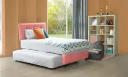 Tempat Tidur Scholastica Pink 120x200 Cm