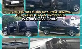 Isuzu Panther Turbo 2007 Hitam Istimewa, Full Variasi, Plat Ad, Unit Di Solo.Wa: 0813-2923-9007