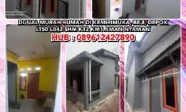 Dijual Murah Rumah Di Beji, Depok.Lt50 Lb42 Shm Kt2 Km1 Aman Nyaman.H:089612427890