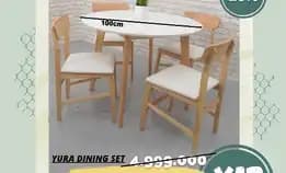 Meja Makan Set Yura