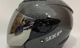 Helm Vision Carbon Glossy - Silver